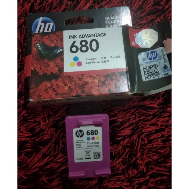 Catridge HP 680 Black and Color (bekas)