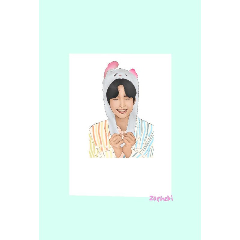 

Kim sunoo fanart postcard