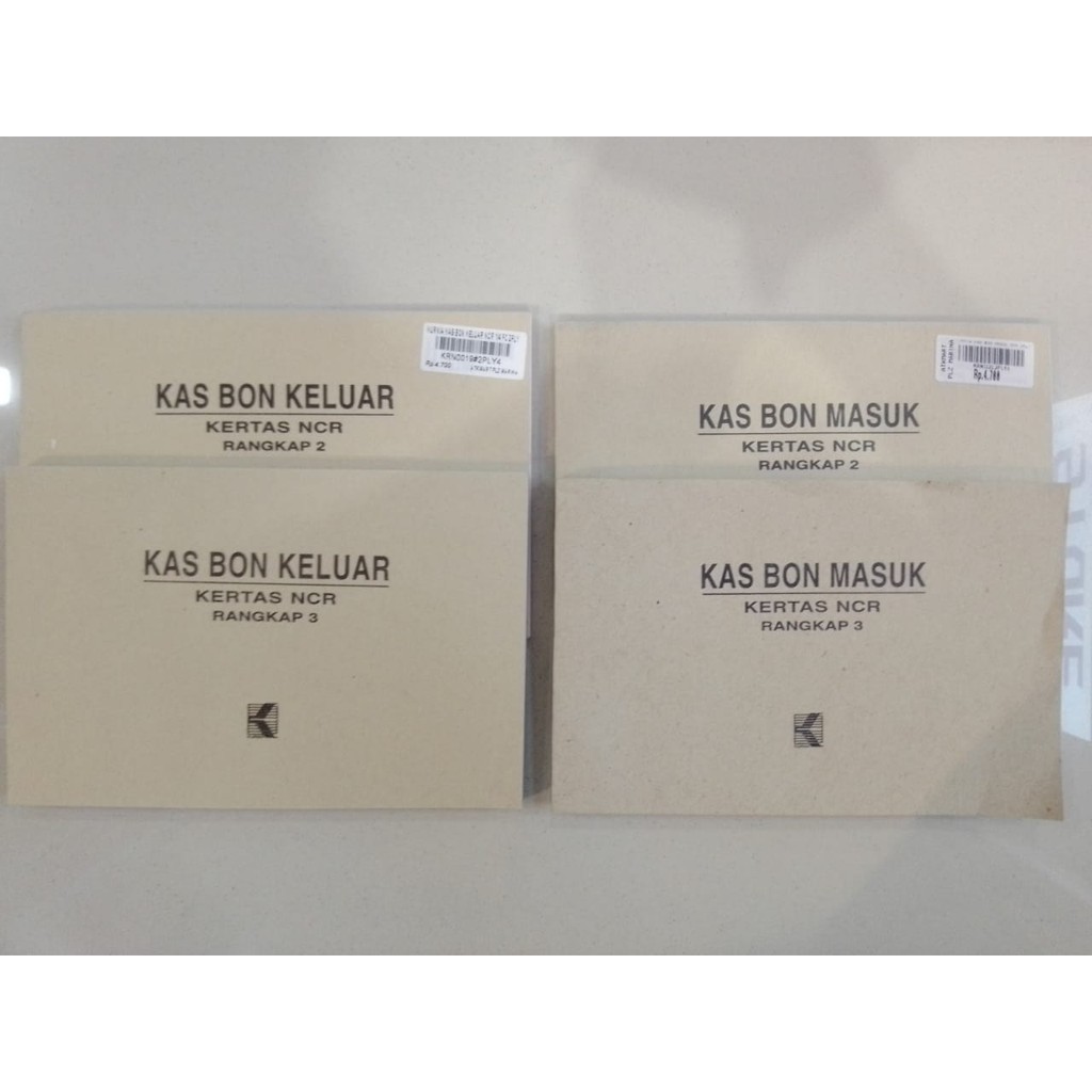 

Kurnia kas bon NCR 1/4 folio