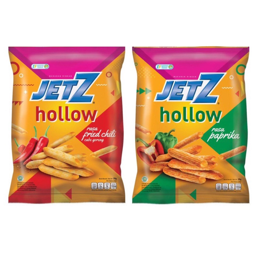 

Jetz Hollow Kentang Goreng Snack Rasa Fried Chili / Paprika 1 Pcs