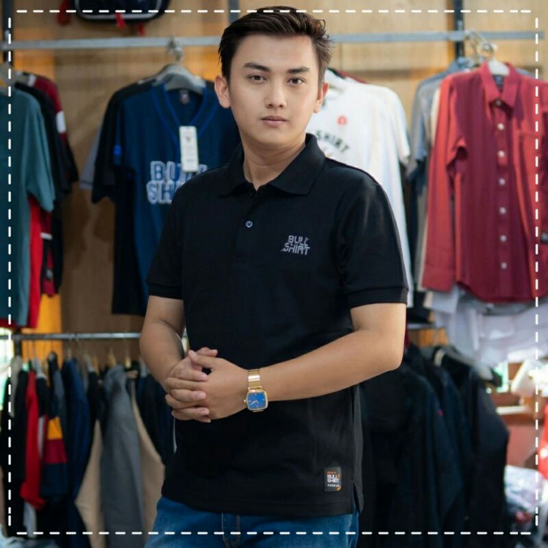(PREMIUM) KAOS POLO JUMBO PRIA / KAOS DISTRO PREMIUM ORIGINAL BULLSHIRT