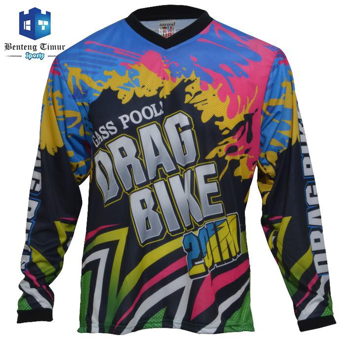 Jersey Drag Bike / Baju Sepeda / Baju Motor Cross