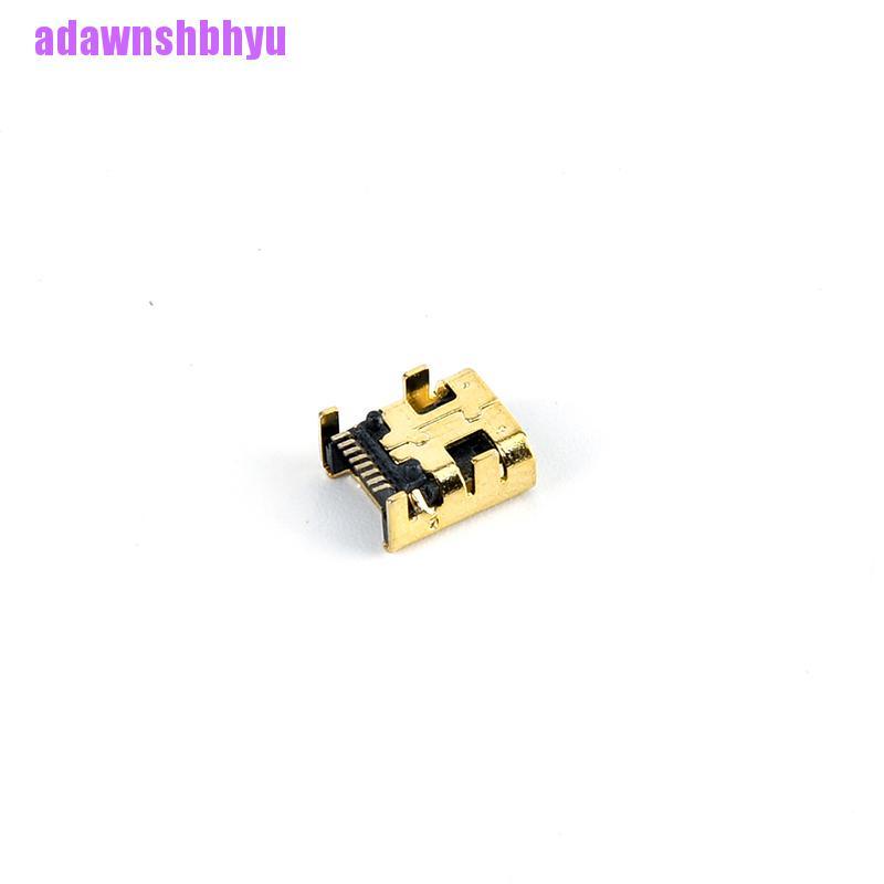 10 / 100pcs Soket jack female mini usb 8 pin Untuk pcb smt
