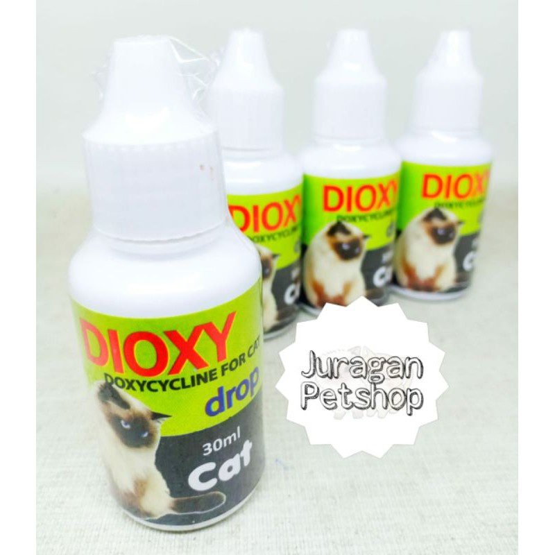 DIOXY 30ML | Obat Basmi Bakteri Kucing Tamasindo | Sesak Nafas | Batuk Bersin