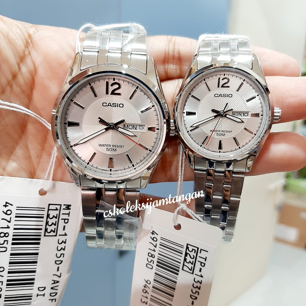 JAM TANGAN CASIO COUPLE LTP-1335D-7A & MTP-1335D-7A ORIGINAL