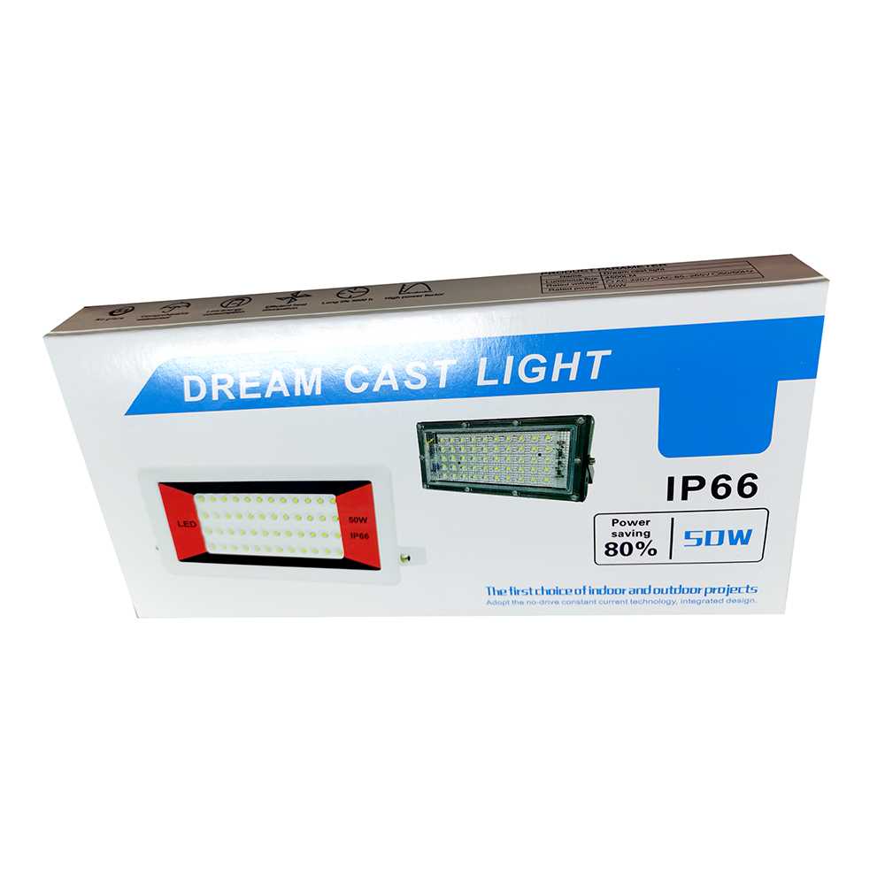 (100% BARANG ORI)  Lampu Sorot Flood Light 4500 Lumens 50W 3000K - A8