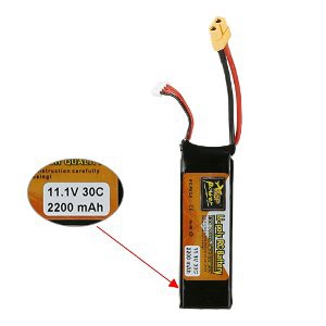 Battery Zop Power li po 3S 11.1v 2200mAh XT 60 for RC CAR BOAT DRONE