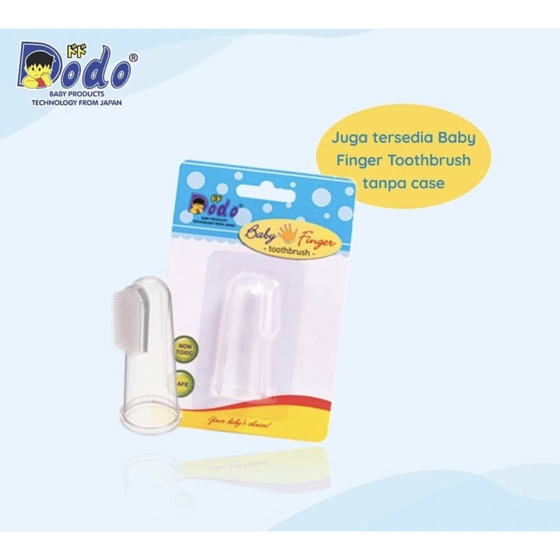 Dodo Silicone Finger Tooth brush - Sikat gigi dan gusi bayi DAC012