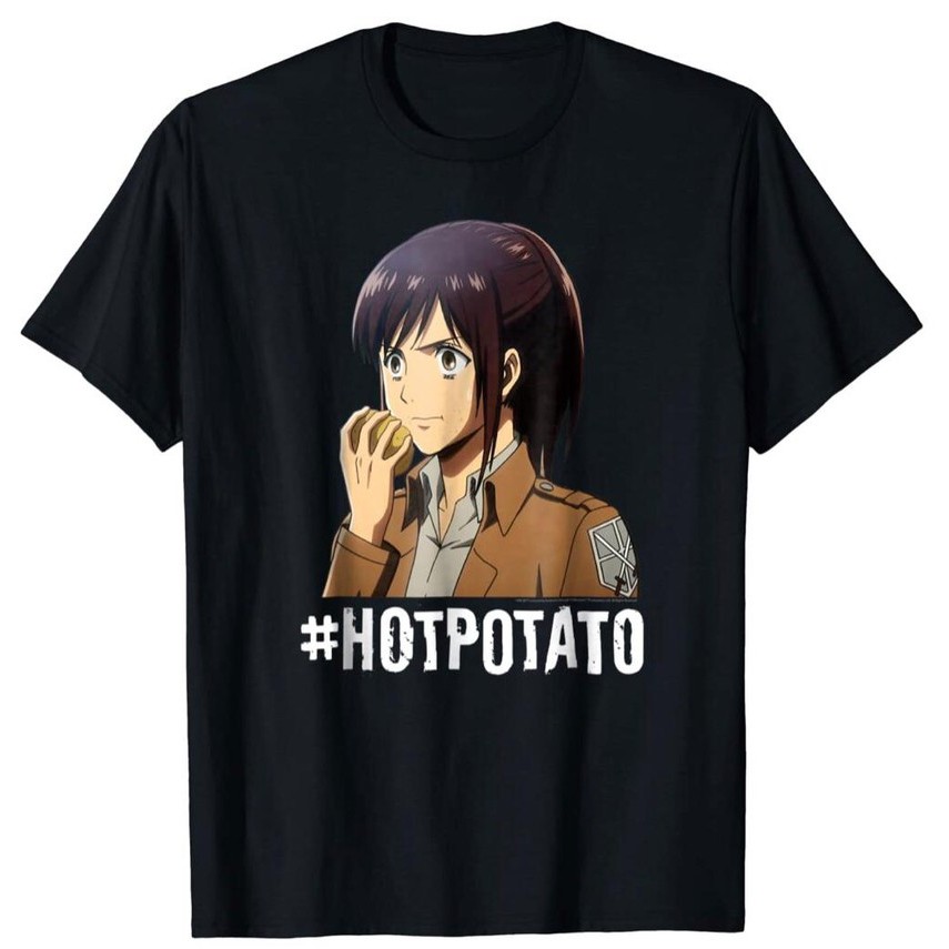 Tshirt Sasha #Hotpotato Anime Manga Shingeki No Kyojin SNK AOT