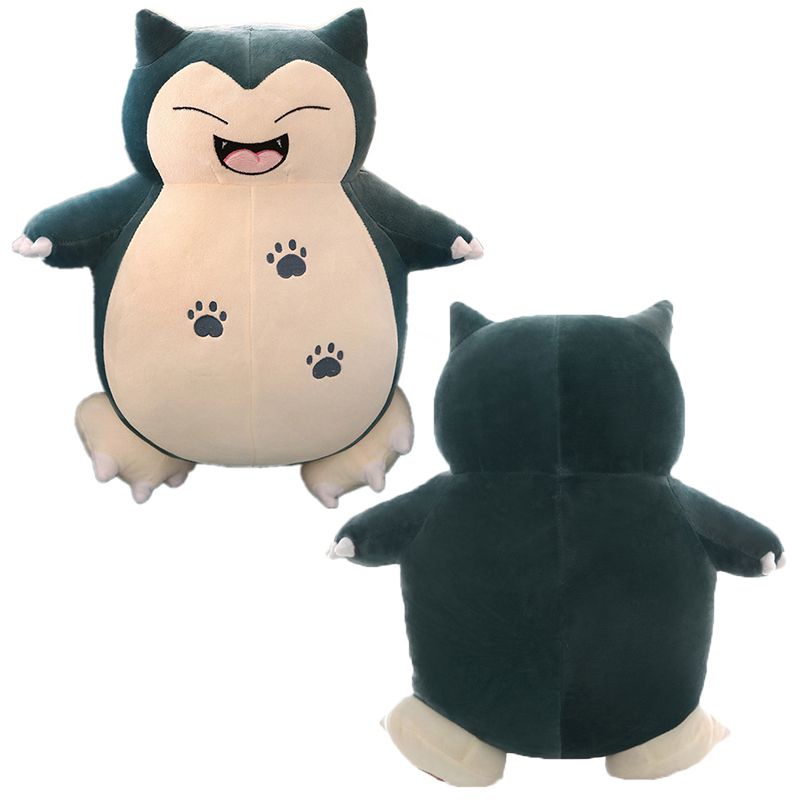 30cm Smiley Snorlax Pokemon Plush Stuffed Animal Doll Figure Kid Baby Toy Gift