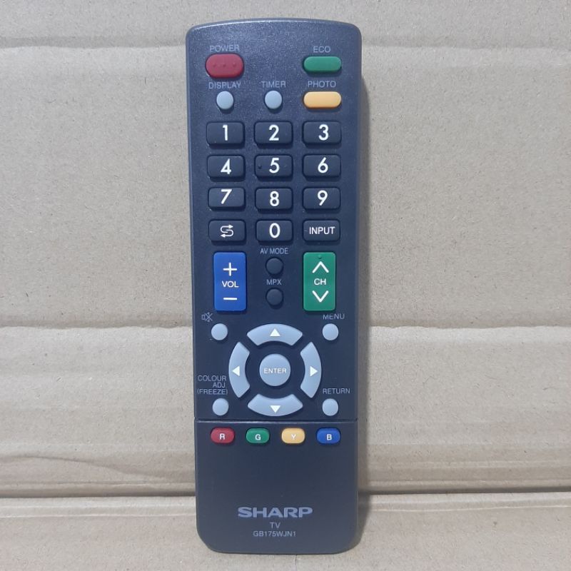 REMOTE REMOT TV SHARP LED LCD GB095WJSA ORIGINAL ASLI