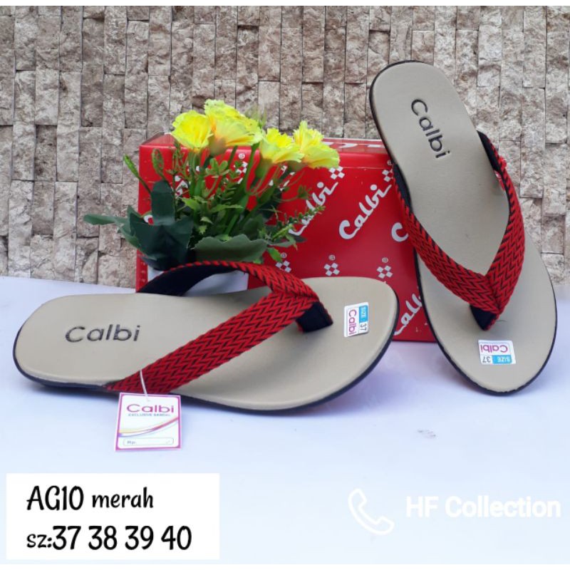 SANDAL JEPIT CALBI MOTIF AG10