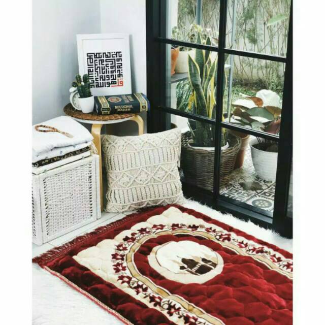 SAJADAH TURKI BUSA TEBAL JUMBO ||Sajadah Busa Quilting Tebal Premium ( Anti Alip ) Lembut &  nyaman