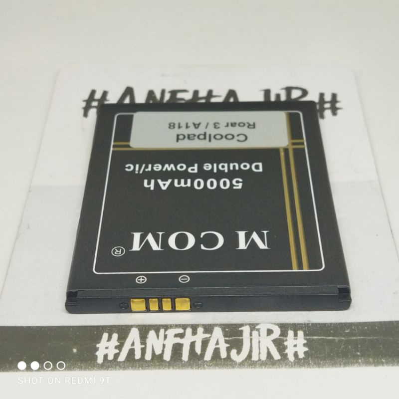 BATRE BATREI BATERAI BATTERY MCOM M COM COOLPAD ROAR 3 A118 A 118 CPLD370 CPLD 370 CPLD-370 DOUBLE P