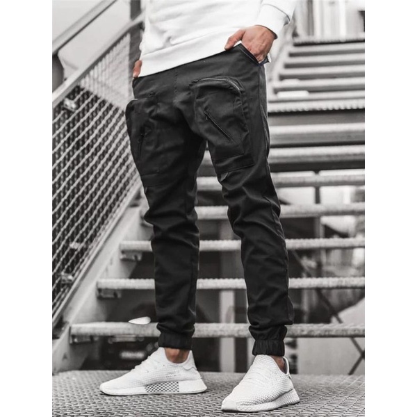 CELANA JOGGER PRIA PANJANG LEON JOGER PANTS COWOK DISTRO POLOS KEKINIAN