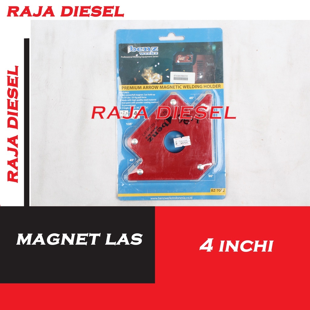 Siku Magnet Welding 4 inch 50 Lbs 4" Holder Arrow Terbaik Original