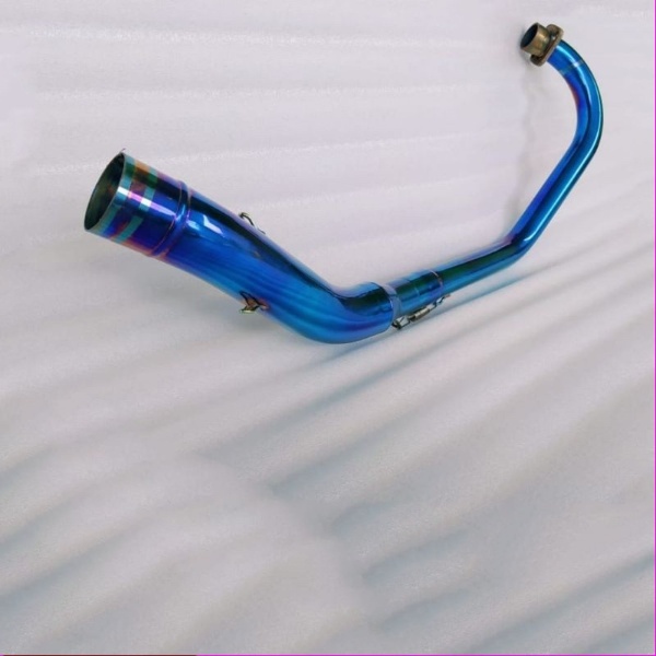 LEHER KNALPOT RACING SATRIA FU KARBU BLUEMOON PIPA KNALPOT FULL BLUE FU KARBU