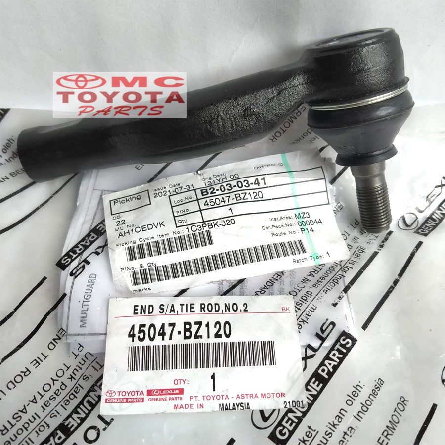 Tierod Tie Rod Depan Kiri All new Avanza Xenia 45047-BZ120