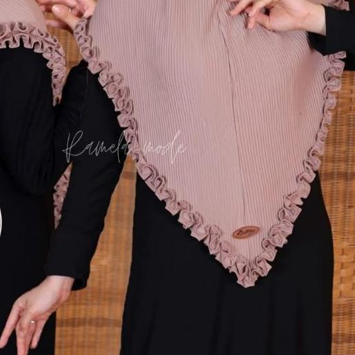▲ Bergo plisket instan / bergo plisket Gotik / bergo prisket jersey ♜
