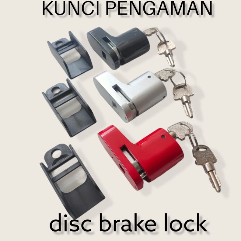 kunci disc  premium/ kunci cakram disk lock/ kunci pengaman/ gembok cakram motor universal