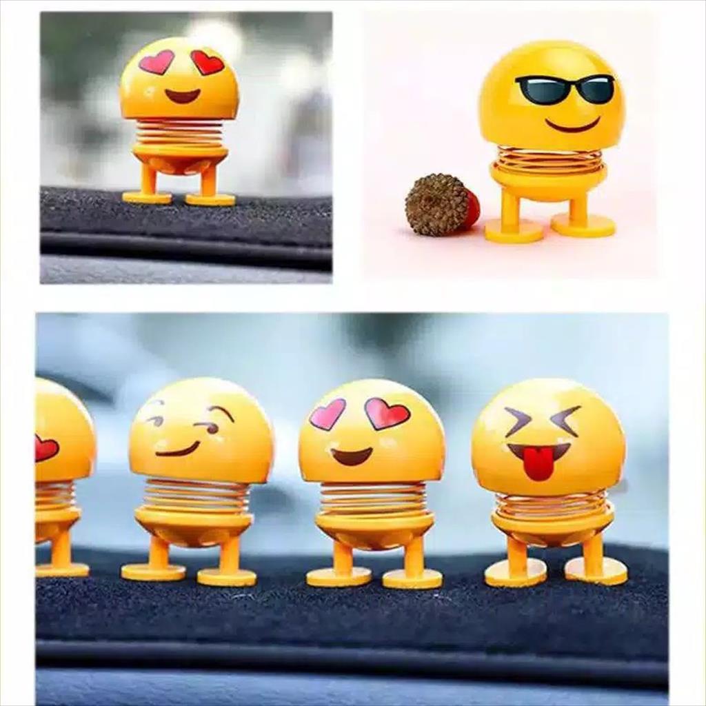 OTS 106 -  Boneka Per Emoji led sebagai pajangan dashboard mobil &amp; motor