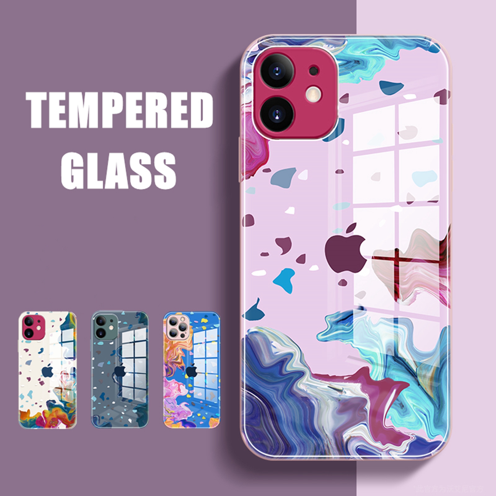Case4 Hard Case Tempered Glass Motif Cat Air Untuk Case4 Hard Case Tempered Glass Motif Cat Air Untuk