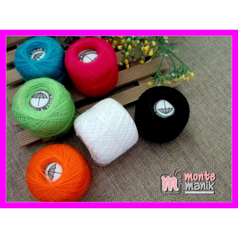 Bahan Craft Paket Benang Sulam 6 warna - BEN-03