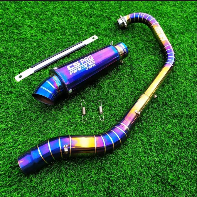 KNALPOT RACING SATRIA FU SONIC 150 VIXION JUPITER MX NEW 135 CS PRO RACING ORIGINAL JRM PROLINER RCB