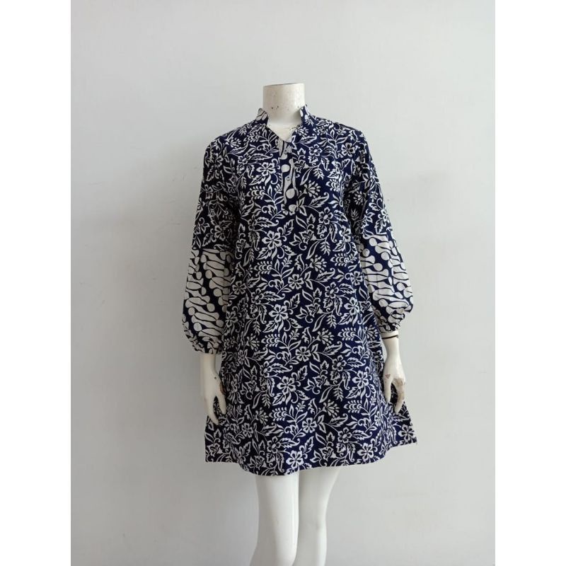 Tunik Anantha Garutan 03 | Dress Batik Wanita Busui