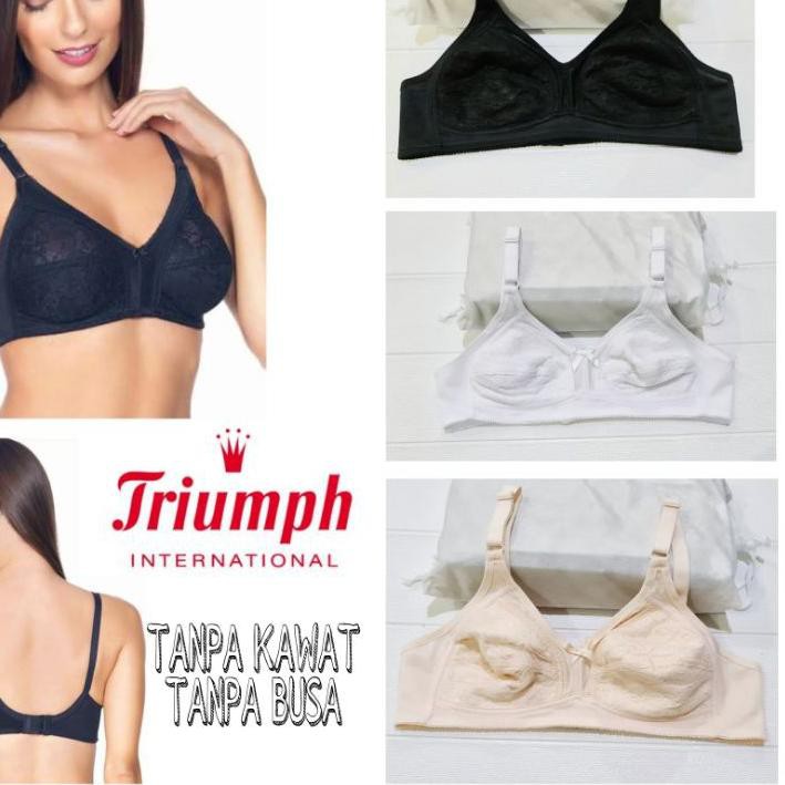 TRIUMPH BRA TANPA KAWAT 34b,36b,38b,40b,42b