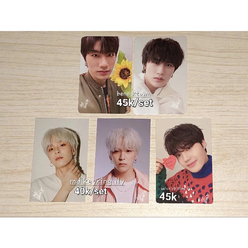 Photocard Treasure Yedam Ktown set, Asahi md keychain 'i love you', Doyoung Love pb blue.