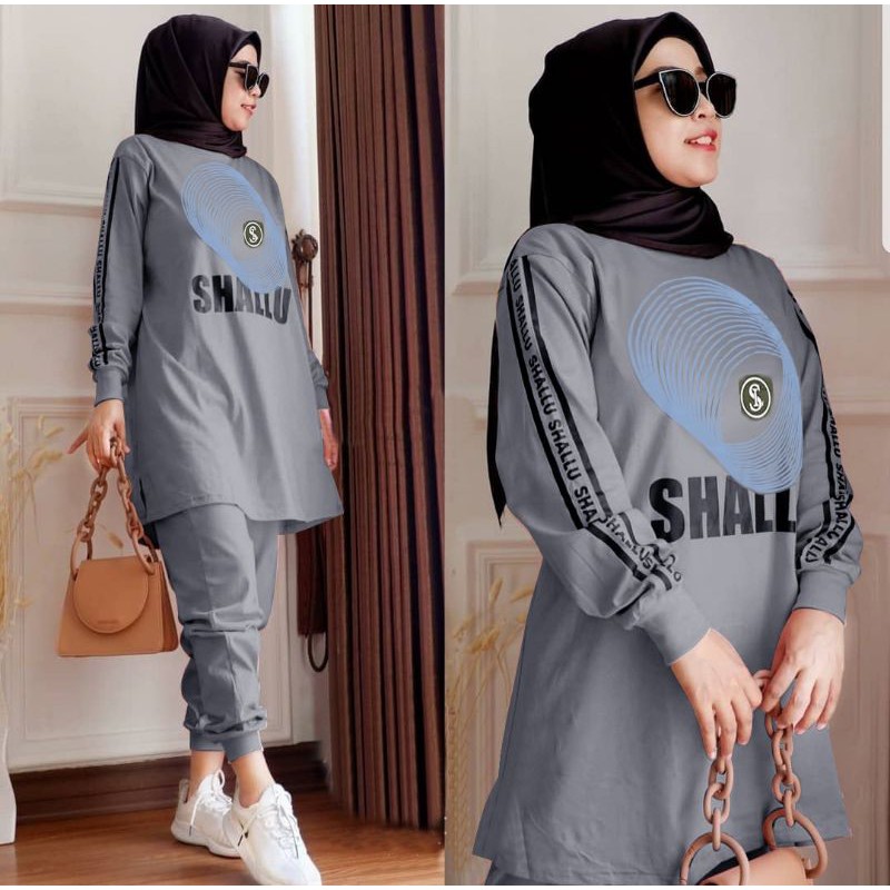 SET CELANA SHALU KEIL, BABYTERRY, GAMIS HIJAB MUSLIM, SETELAN