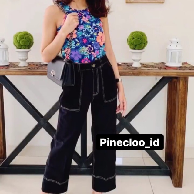 Dominic Jeans Pinecloo - Kulot Jeans Wanita