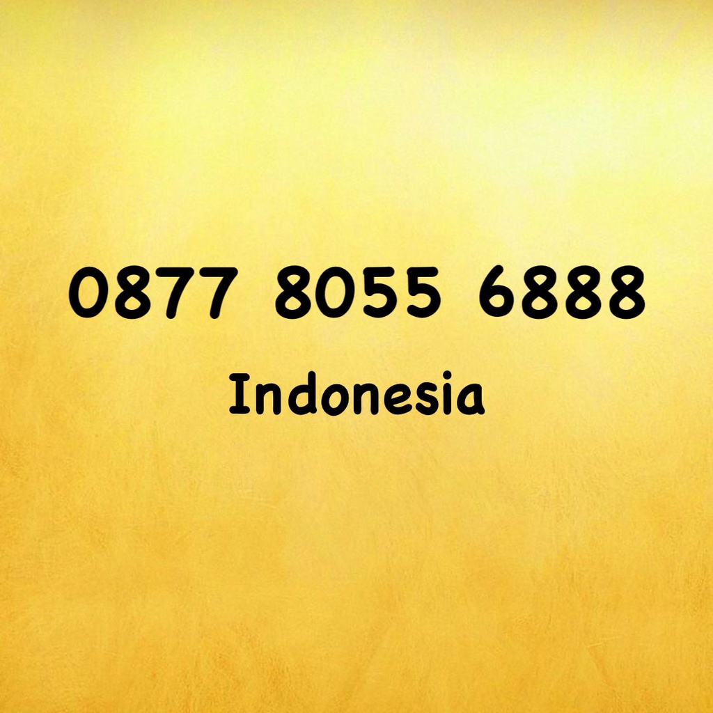 Nomor Cantik XL Bebas Triple A - 888 - BOSS - 805 - 0877 8055 6888
