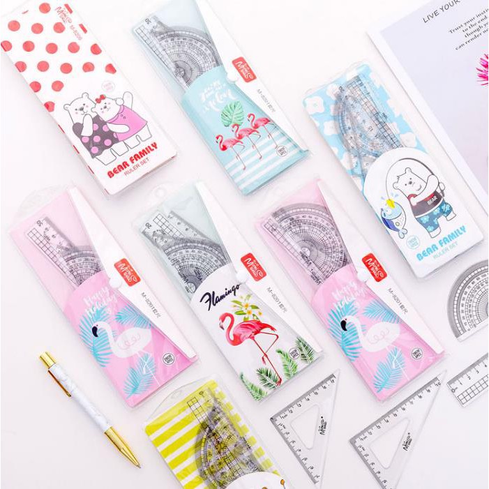 

PENGGARIS PLASTIK 1 SET 4 MODEL / RULER 1SET PP109