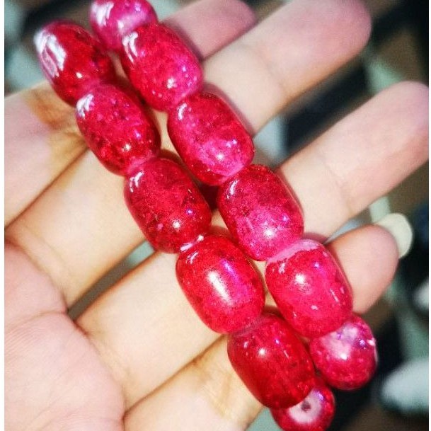 Gelang Batu Ruby Siyem Pecah Seribu Top Colour Murmer