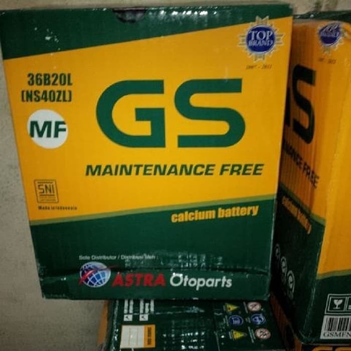 aki mobil mf GS ASTRA NS 40 ZL accu