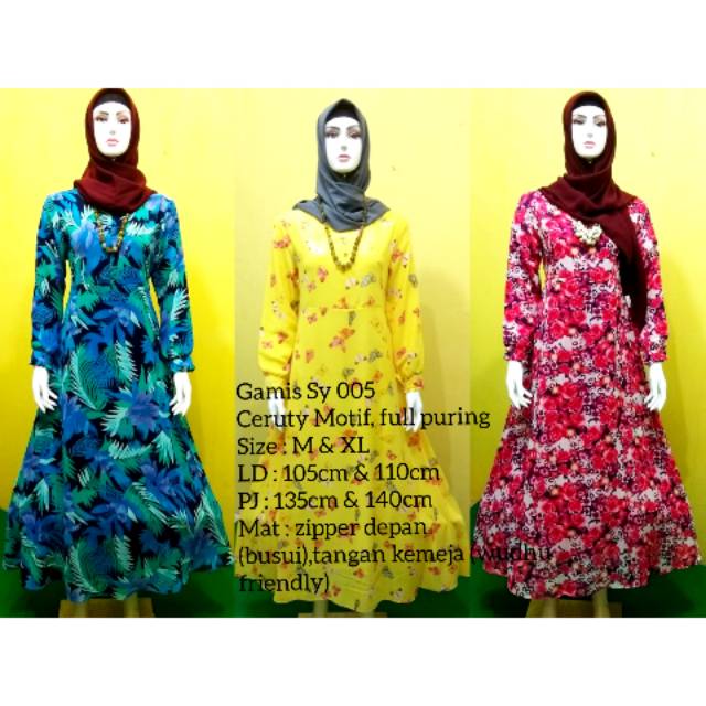 Gamis Ceruti Motif Premium