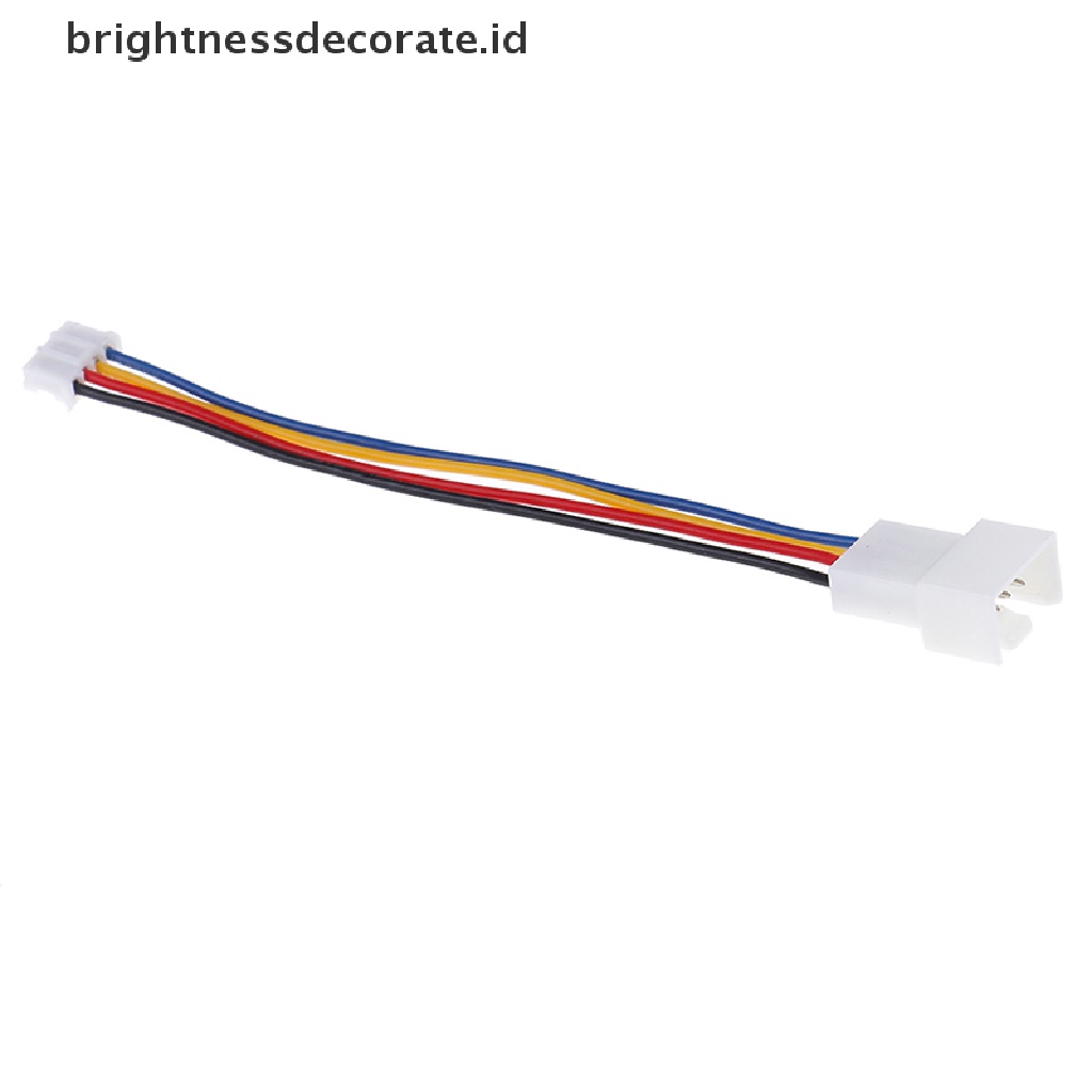 2pcs Kabel Extension Kipas Pwm 4 Pin Ke 3pin 4pin Universal