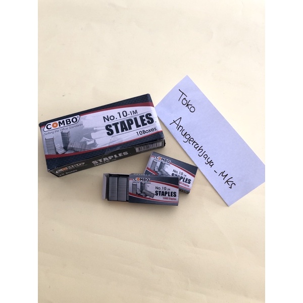 

[BOX ISI 10] STAPLES NO. 10 HOMBO , STAPLES COMBO NO.10 , ISI HEKTER , ISI KLIP