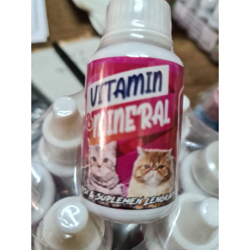 vitamin kucing mineral nutrisi suplemen lengkap nafsu makam cegah sakit cat