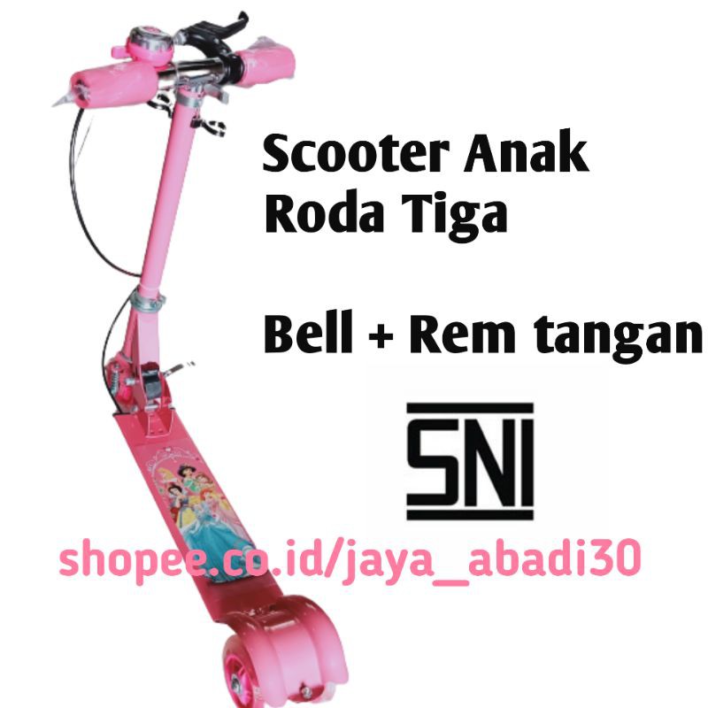 Mainan Scooter poo / Otoped / Scooter roda tiga