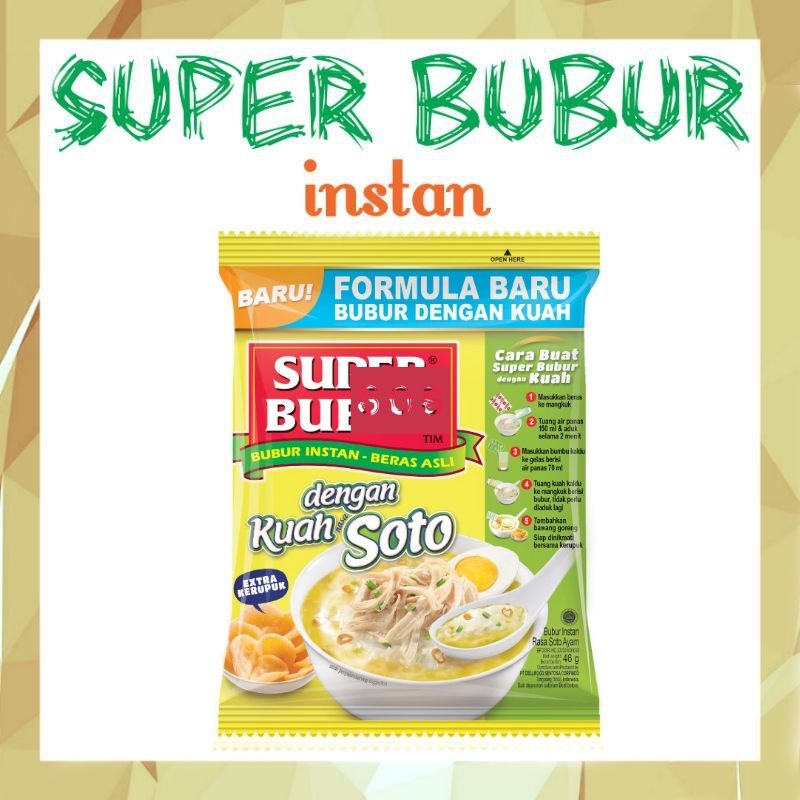 

《OS3》 Super Bubur Instan dengan kuah Soto