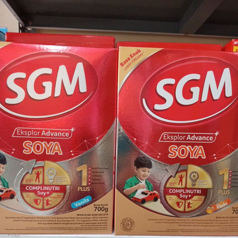 SGM SOYA 1 PLUS / SGM SOYA 1-5 TAHUN MADU VANILA 700 GR