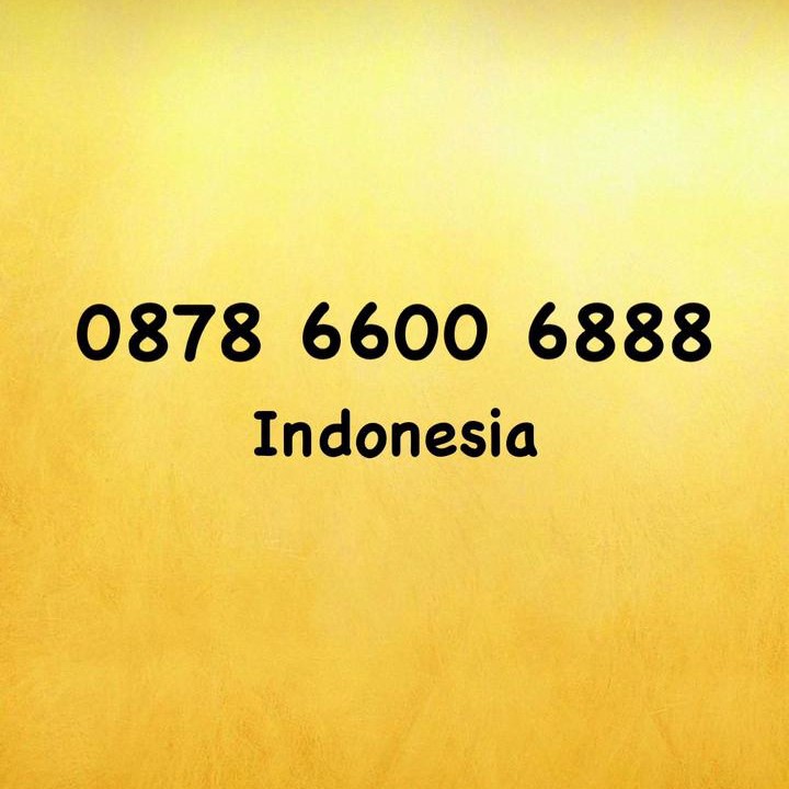 Nomor Cantik XL Bebas Triple A - 888 - 688 - 68 - 60 - 0878 6600 6888