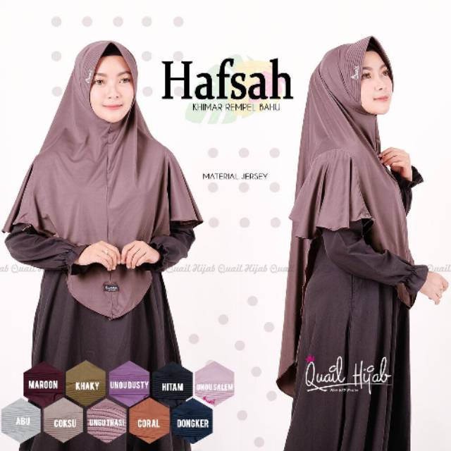 KERUDUNG HAFSAH QUAIL HIJAB