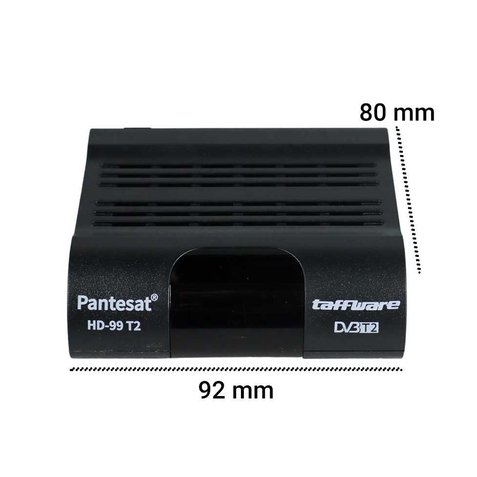 Taffware Pantesat Digital TV Tuner Set Top Box WiFi DVB-T2 - HD99