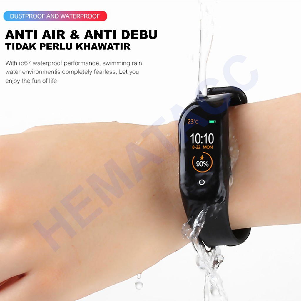 Smartwatch M7 / M6 / M5 Anti Air IP66 Jam Tangan Kesehatan &amp; Olahraga Hematacc