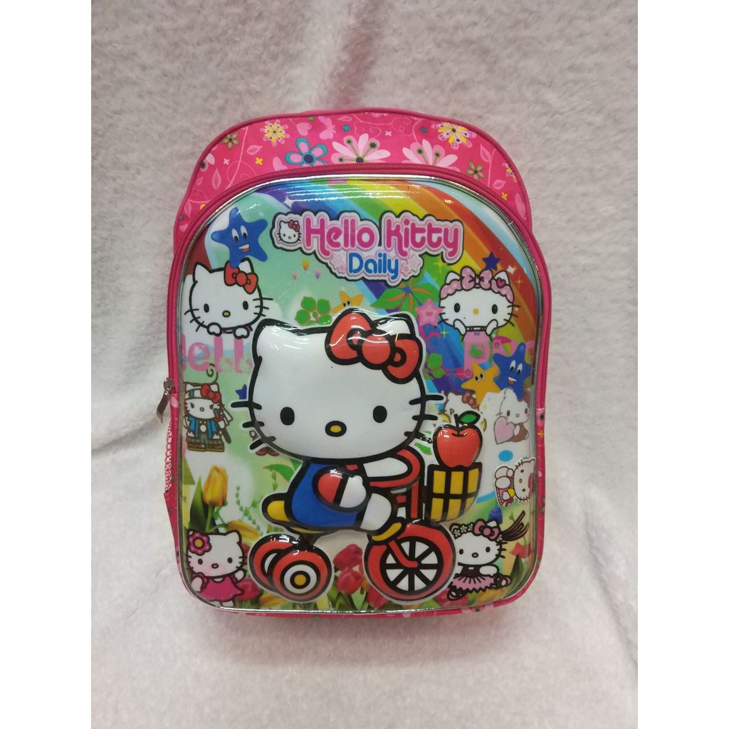 Tas ANAK SEKOLAH SD RANSEL HELLO KITTY. JUMBO 00535 EMBOSS MIKA TIMBUL. DARENA BAGS BANDUNG