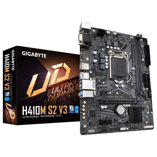 Motherboard Gigabyte H410M S2 V3 (LGA1200, H410, DDR4, USB3.2, SATA3)